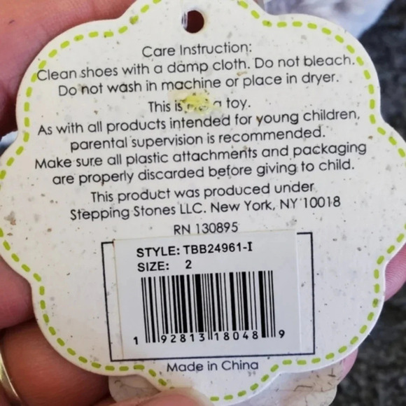 FIRST STEPS | Baby Girls Faux Fur Booties in Gray sz 0/3M, 3/6M, 6/9M - Picture 8 of 10